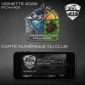 Carte JeepMonteregie-FC4X4Q