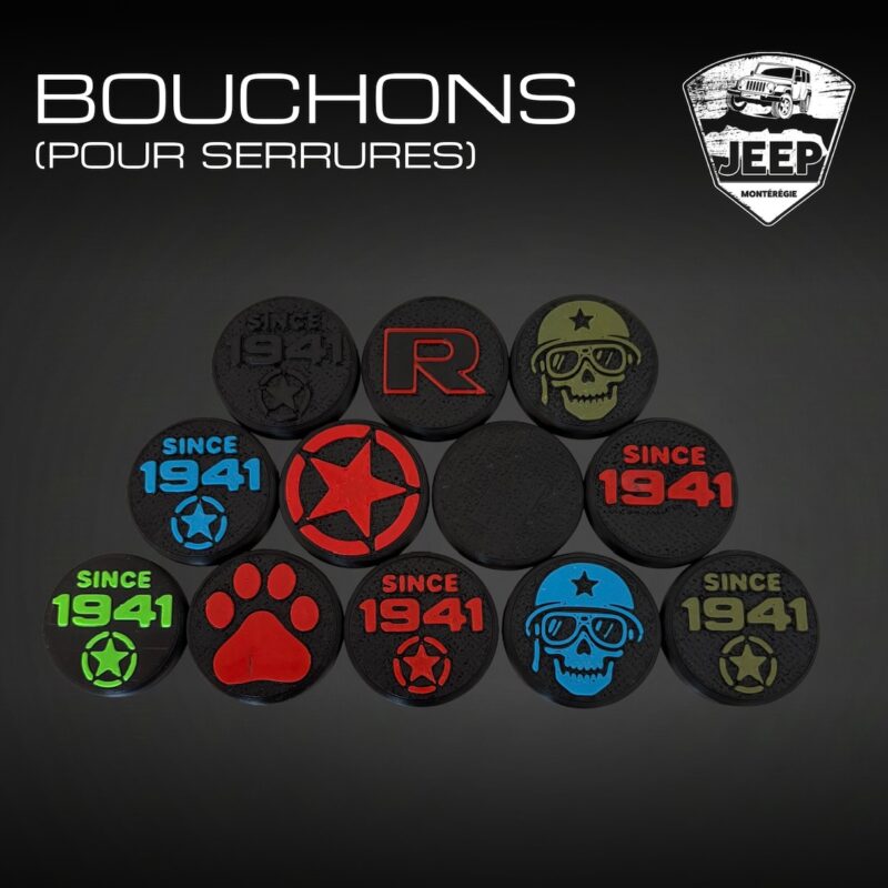 Bouchon de serrure Jeep Montérégie accessoire