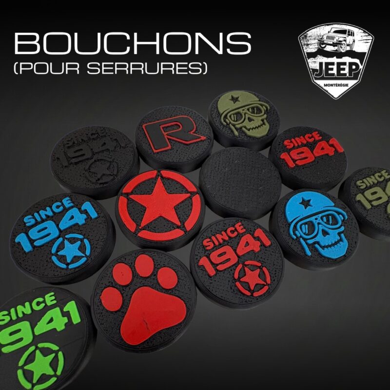 Bouchon de serrure Jeep accessoire 4x4