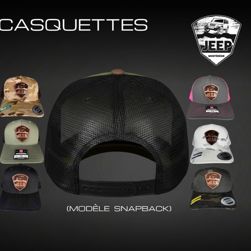 Casquette club Jeep Montérégie Québec